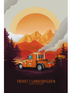 EKLIDS Outdoor Magnetdekal X Friheten i landsbygden