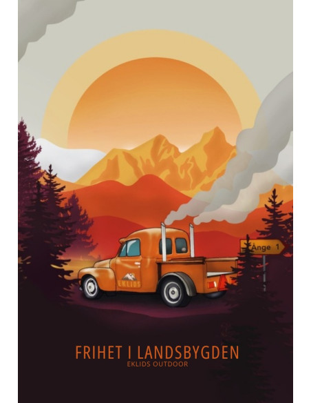 EKLIDS Outdoor Magnetdekal X Friheten i landsbygden