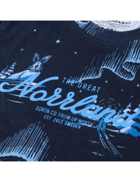 GREAT NORRLAND KIDS LONGSLEEVE - VINTERNATT BLACK