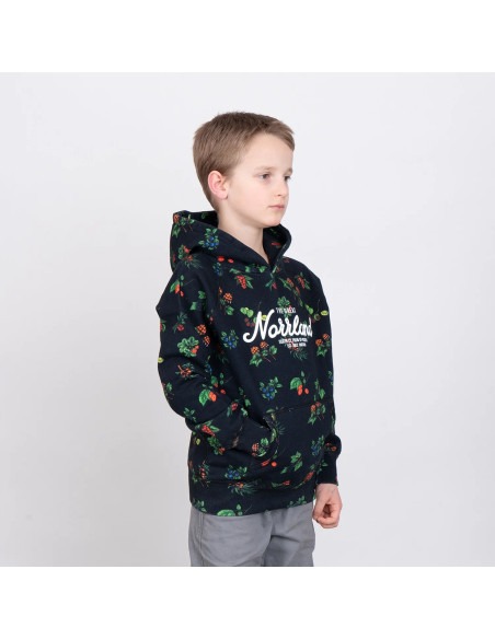 GREAT NORRLAND JUNIOR HOODIE - BERRY BLACK