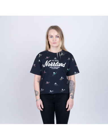 GREAT NORRLAND T-SHIRT - SKOTER BLACK