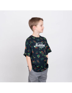GREAT NORRLAND JUNIOR T-SHIRT - BERRY BLACK