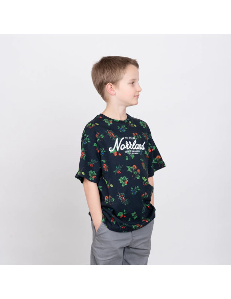 GREAT NORRLAND JUNIOR T-SHIRT - BERRY BLACK