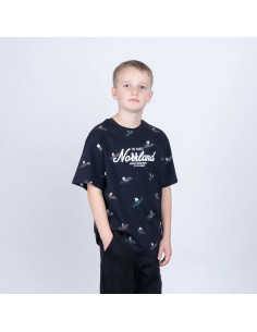 GREAT NORRLAND JUNIOR T-SHIRT - SKOTER BLACK