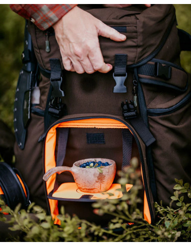 Pinewood Wildmark Sitting Backpack, Suede Brown