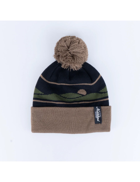 Sundown Pom Pom Beanie - Brown