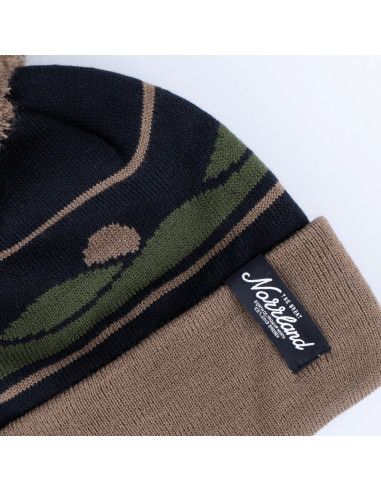 Sundown Pom Pom Beanie - Brown