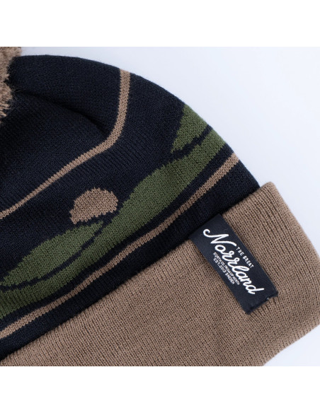 Sundown Pom Pom Beanie - Brown