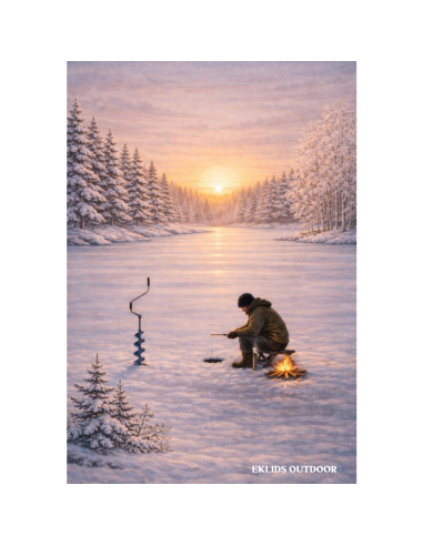 EKLIDS Outdoor Magnetdekal X Vinterfiske