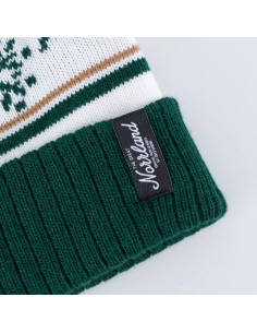 Snowflake Pom Pom Mössa - Hunter Green 2