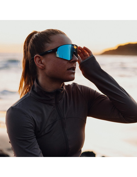 Lake Victoria Small Matt Svart/Blå