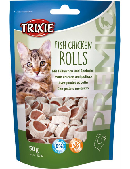 PREMIO Fish Chicken Rolls, 50 g