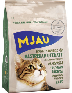 Mjau Kastrerad utekatt 2,8 kg