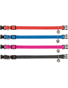 Katthalsband, bjällra. Nylon