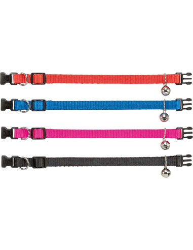 Katthalsband, bjällra. Nylon