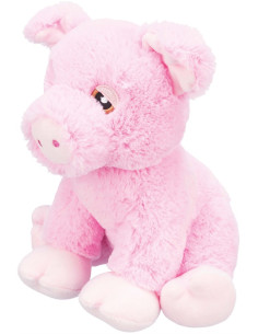 Gris återvunnen plysch, 24cm