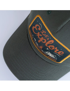 EXPLORE JUNIOR TRUCKER KEPS - OLIVE 2