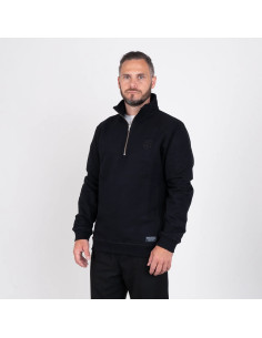 Symbol Half-zip crewneck