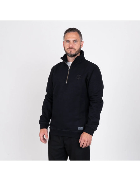 Symbol Half-zip crewneck