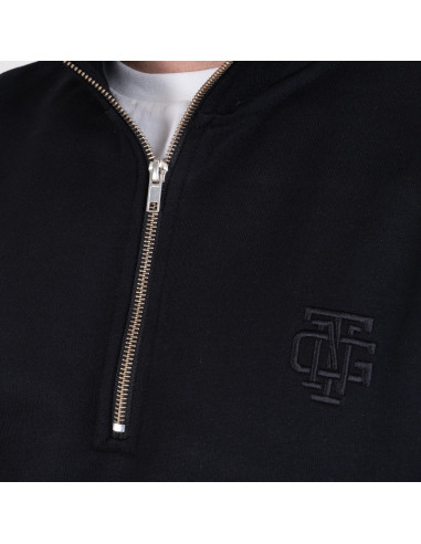 Symbol Half-zip crewneck