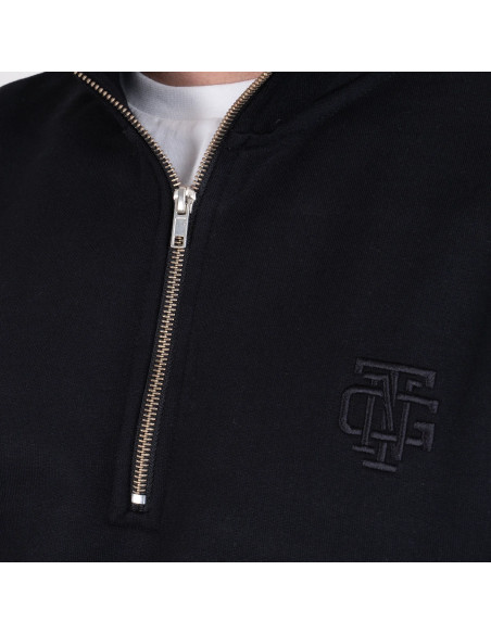 Symbol Half-zip crewneck