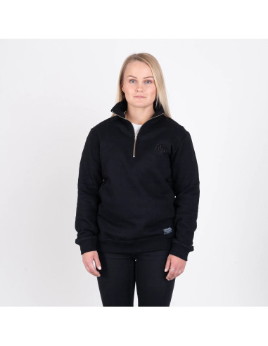 Symbol Half-zip crewneck