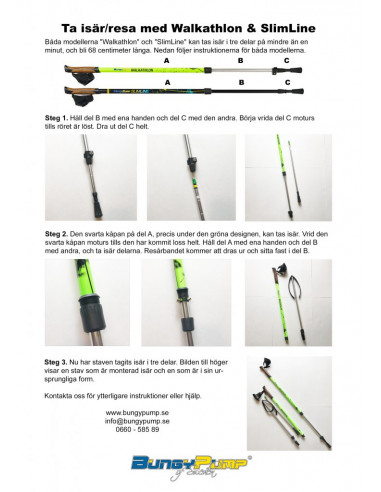 Träningsstav Slimline - 4kg