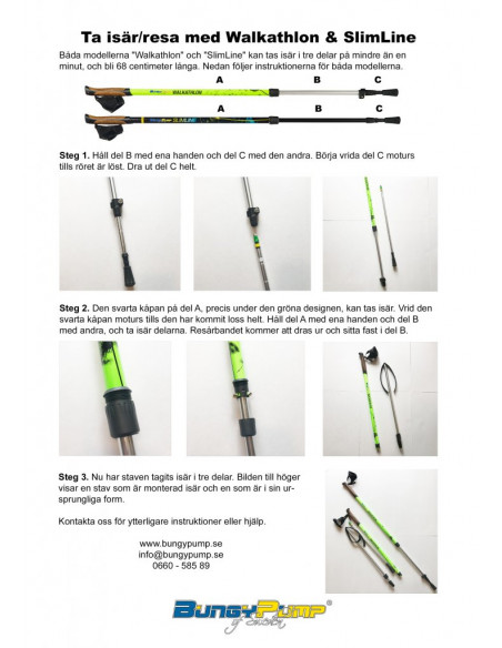 Träningsstav Slimline - 4kg