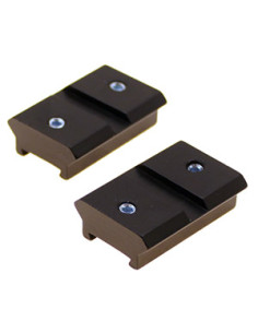 Picatinnyadapter för 11mm laxspår 2-p