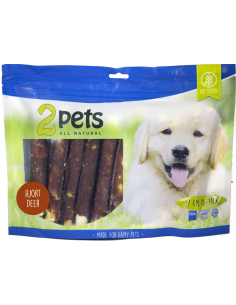 2pets Tuggrulle m hjort - 17cm 18-pack