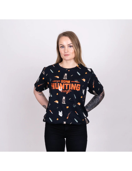 GONE HUNTING T-SHIRT - HUNTING BLACK