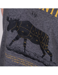ÄLG T-SHIRT - CHARCOAL 2