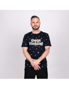 GONE FISHING T-SHIRT - DRYFLY BLACK 2