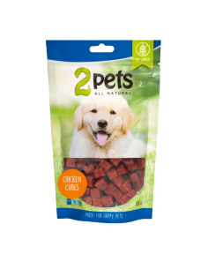 2pets Snacks kuber med Kyckling - 100g