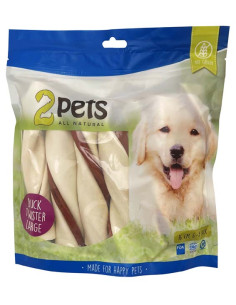 2pets Tuggtwister med anka - Large