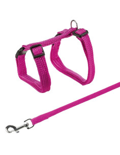 Kattsele + Koppel 22-42cm