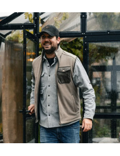 Gale Fleece Vest Timber Wolf