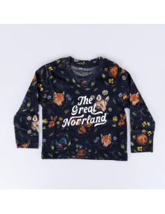 LANDSKAP KIDS LONGSLEEVE - BLACK