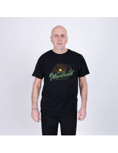 FISH ON T-SHIRT - BLACK