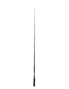 Teleskopantenn Lång svart böjbar 155Mhz - SMA-Hane