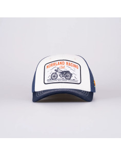 RACING KIDS TRUCKER CAP - IVORY