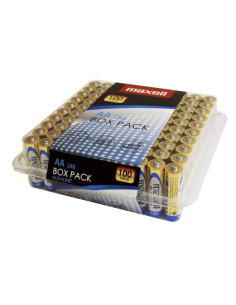 Maxell AA batterier 100 pack