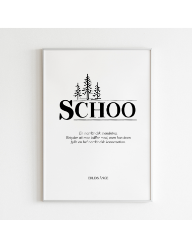 EKLIDS OUTDOOR poster: "Schoo"