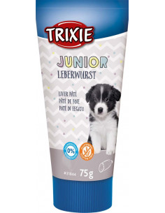 Junior leverpaté i tub 75 g med grönläppad mussla