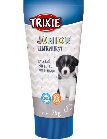 Junior leverpaté i tub 75 g med grönläppad mussla