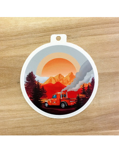 EKLIDS OUTDOOR klistermärke: "Frihet på landsbygden"