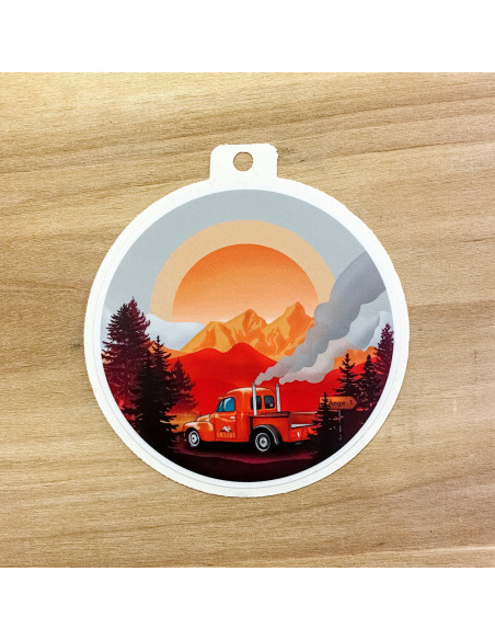 EKLIDS OUTDOOR klistermärke: "Frihet på landsbygden"