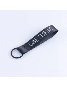 GONE FISHING NYCKELRING - BLACK