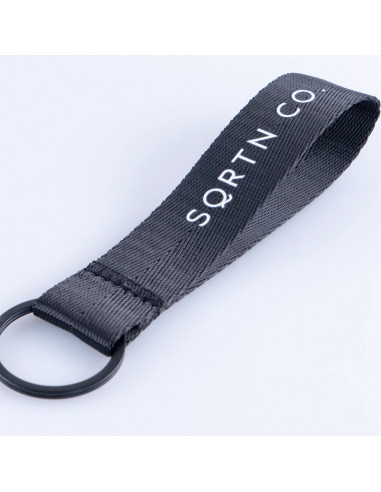 GONE FISHING NYCKELRING - BLACK