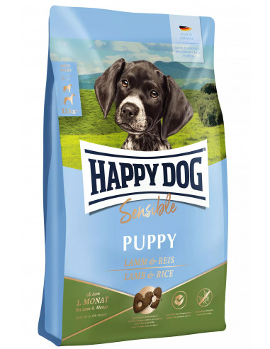 HappyDog Puppy Sensible - Lamm och ris